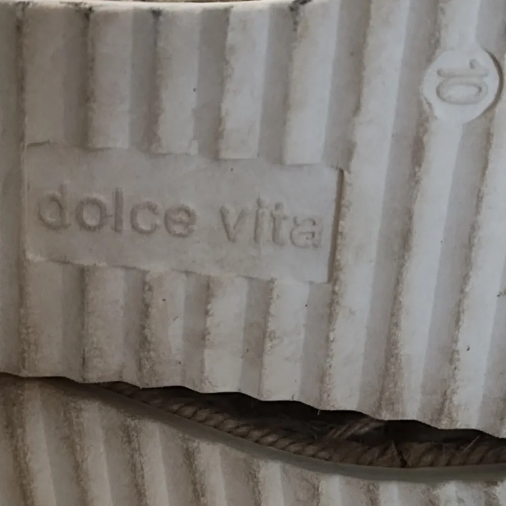 Dolce Vita Tan Espadrille Slide Platform Shoes